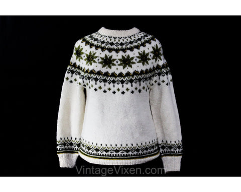 Size 8 Norwegian Pullover Sweater - Vintage Vixen