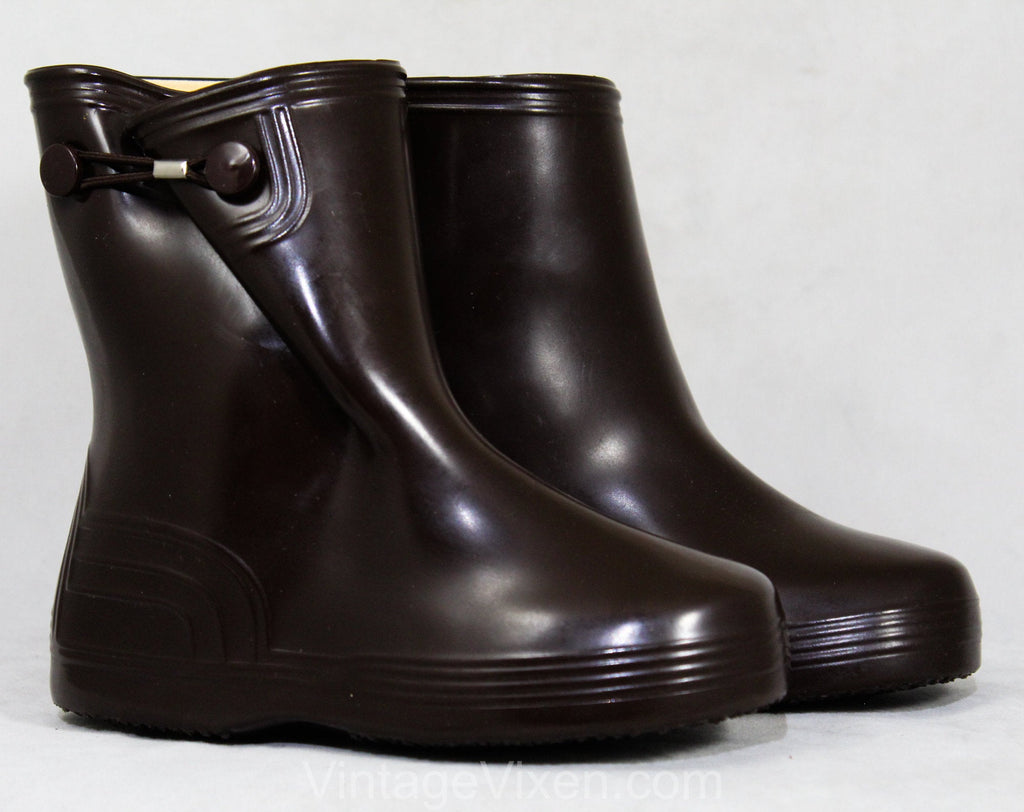 Miscellaneous Pair Of Rain Boots-butterscotch