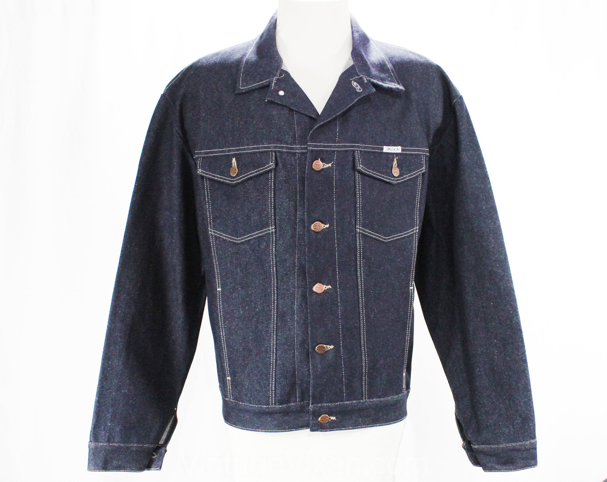 Vintage Rustler Jean Jacket Medium 19 - Etsy