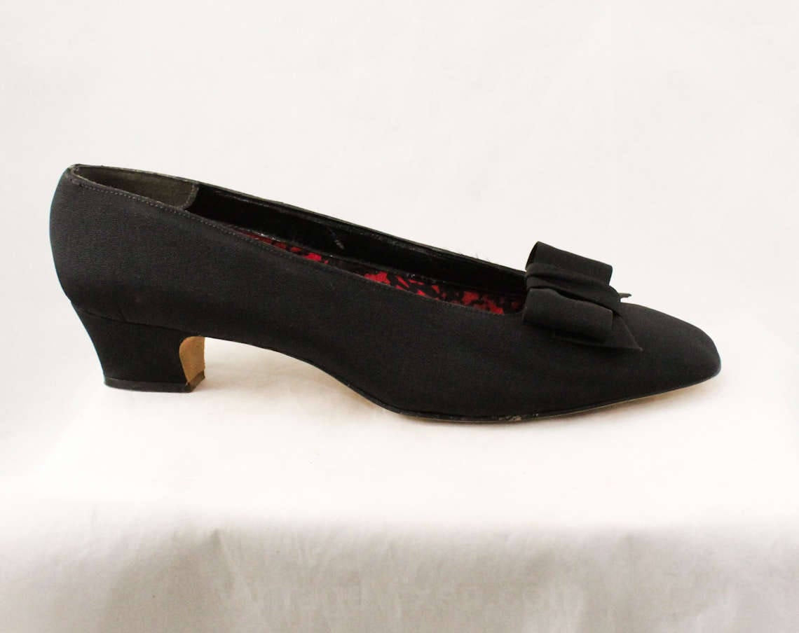 Buy Black Shoes 1 Inch Heels Leather online | Lazada.com.ph