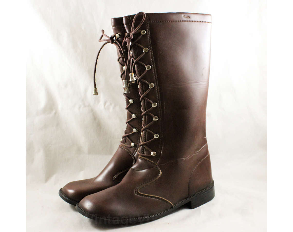 Girls brown boots size 3 sale