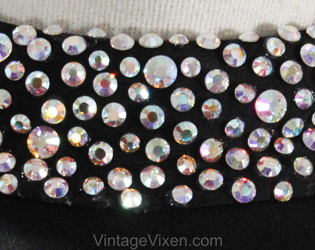 Rhinestones Crafts Dress, Feather Crystal Rhinestones