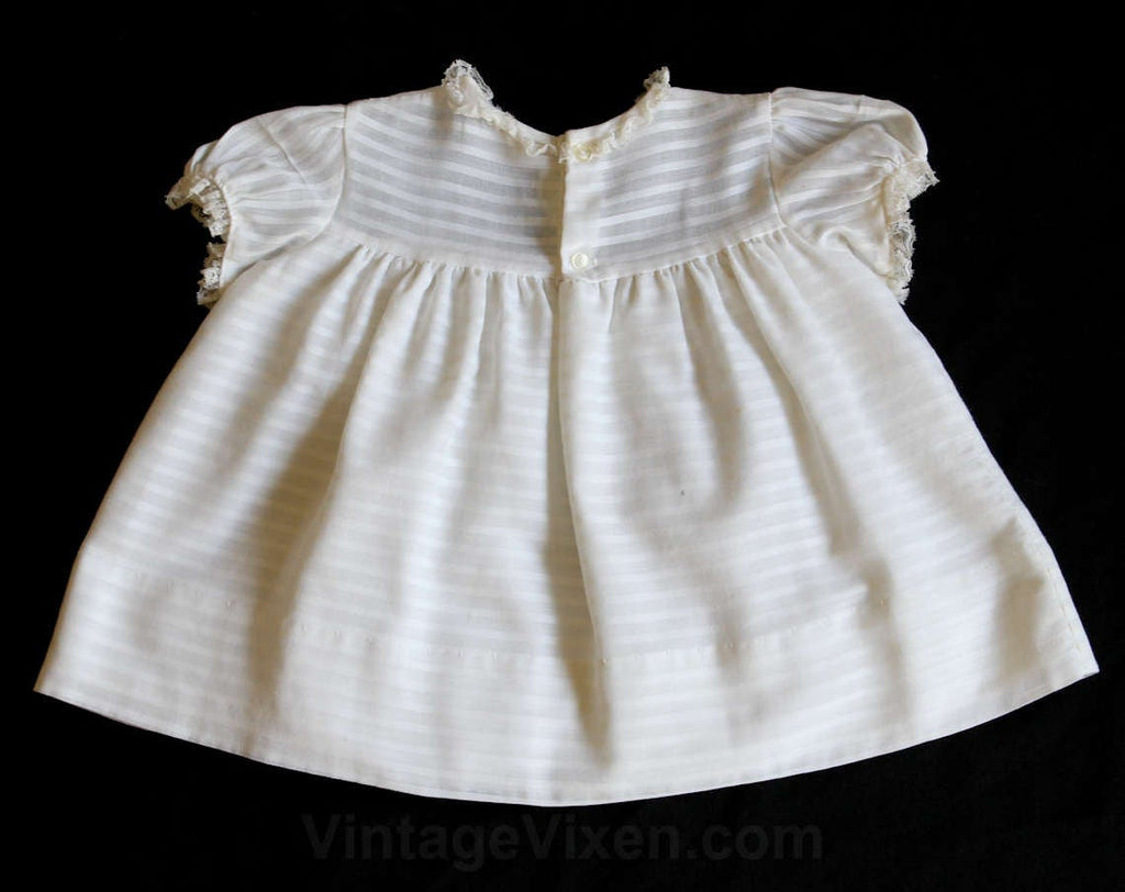 Mother-Maid Vintage Baby Dress Size 6 Months with Ribbon Embroidery - Ruby  Lane