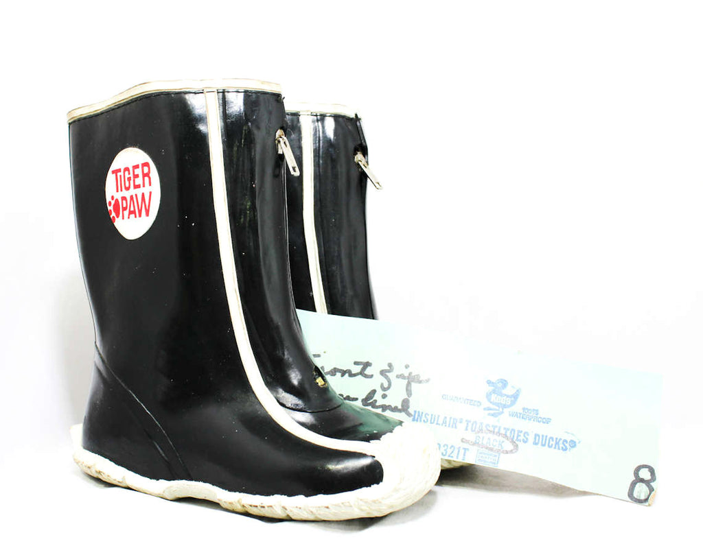 Boys rain boots hot sale size 8