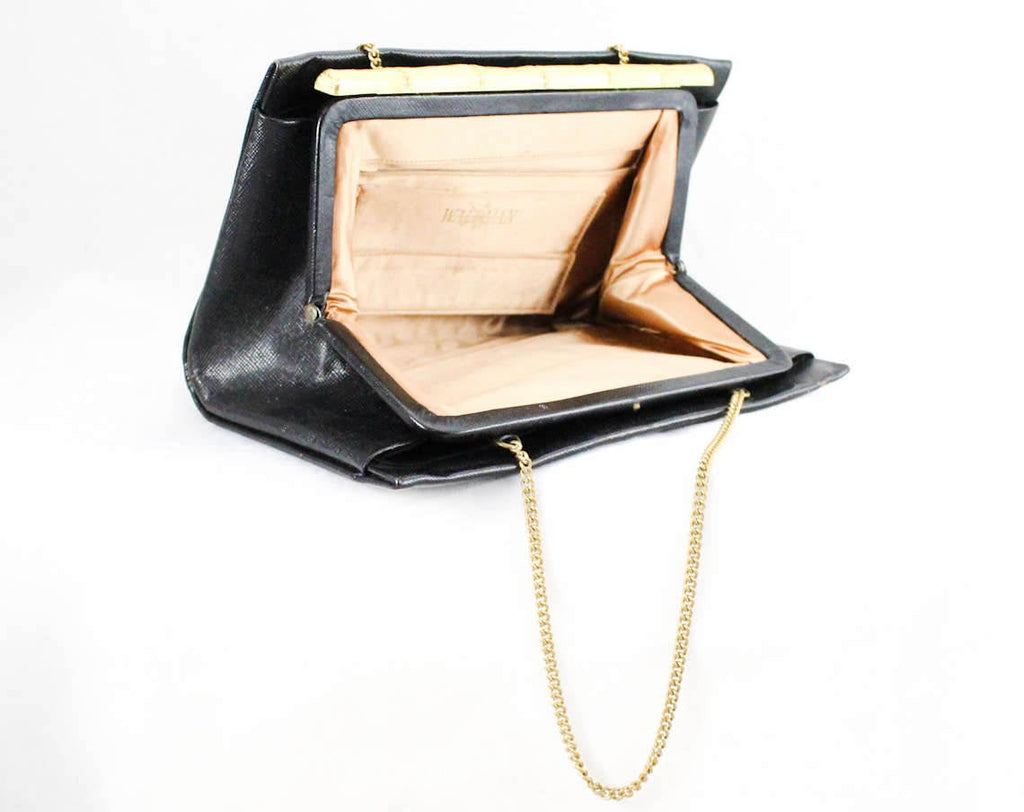 Rebecca Minkoff Black Shoulder Bag Purse Expandable Double Gold Chain Strap  | eBay