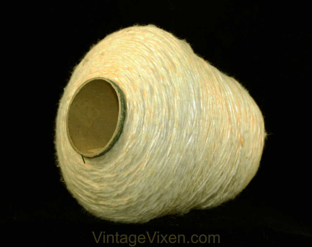 Artisan Style Ecru Yarn with Beautiful Texture - 2.3 Lbs Cone - Ivory –  Vintage Vixen Clothing