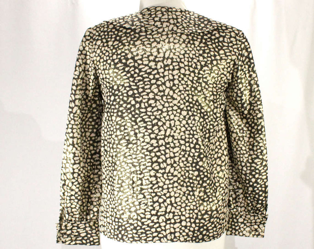 Metallic Animal Print Shirt