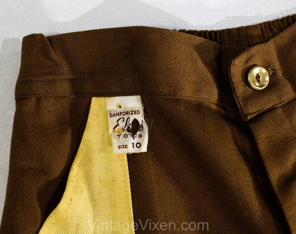 Child Size 10 1940s Cowboy Pants - Boys 40s 50s Western Trousers