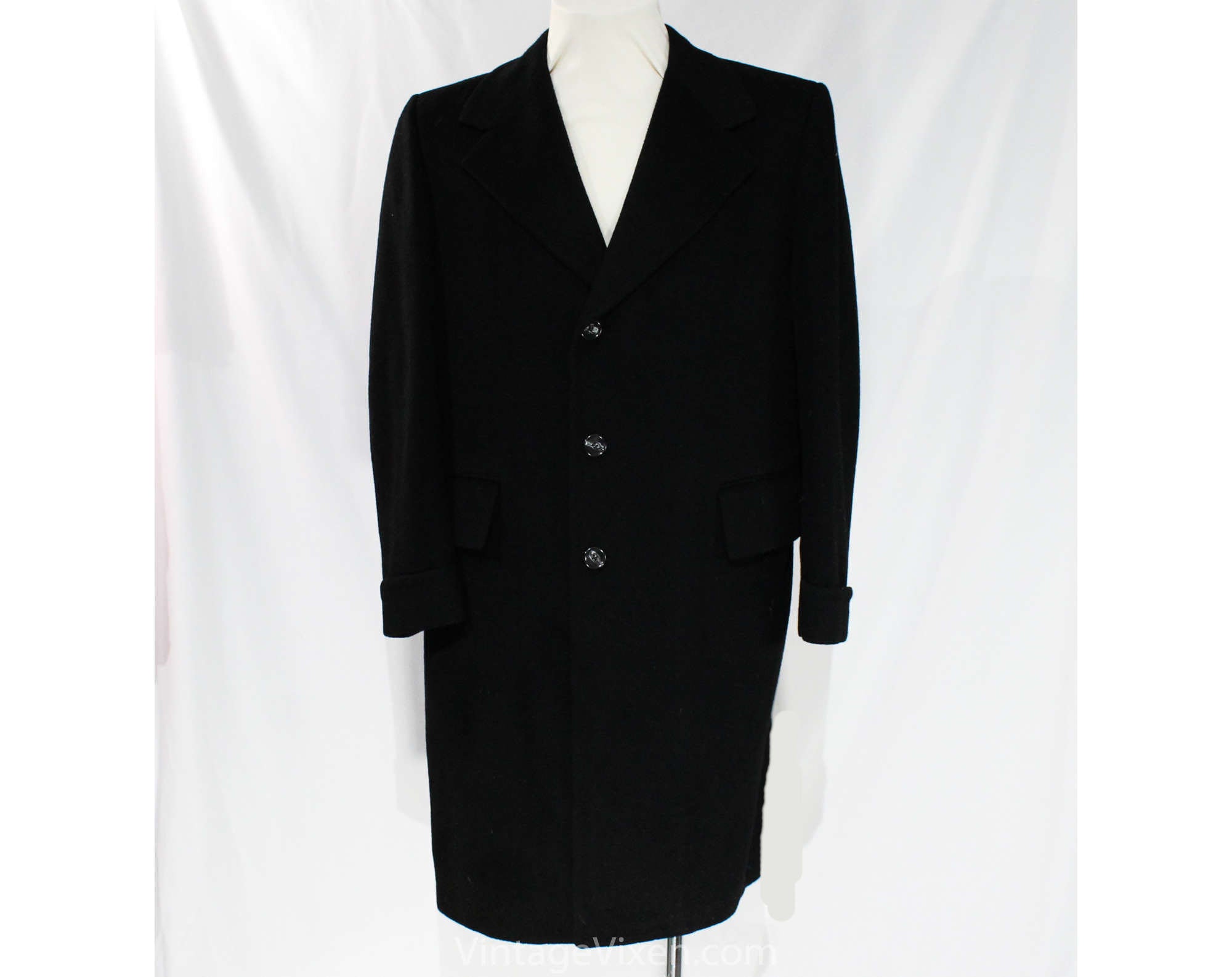 Classic Tailored Coat - Black