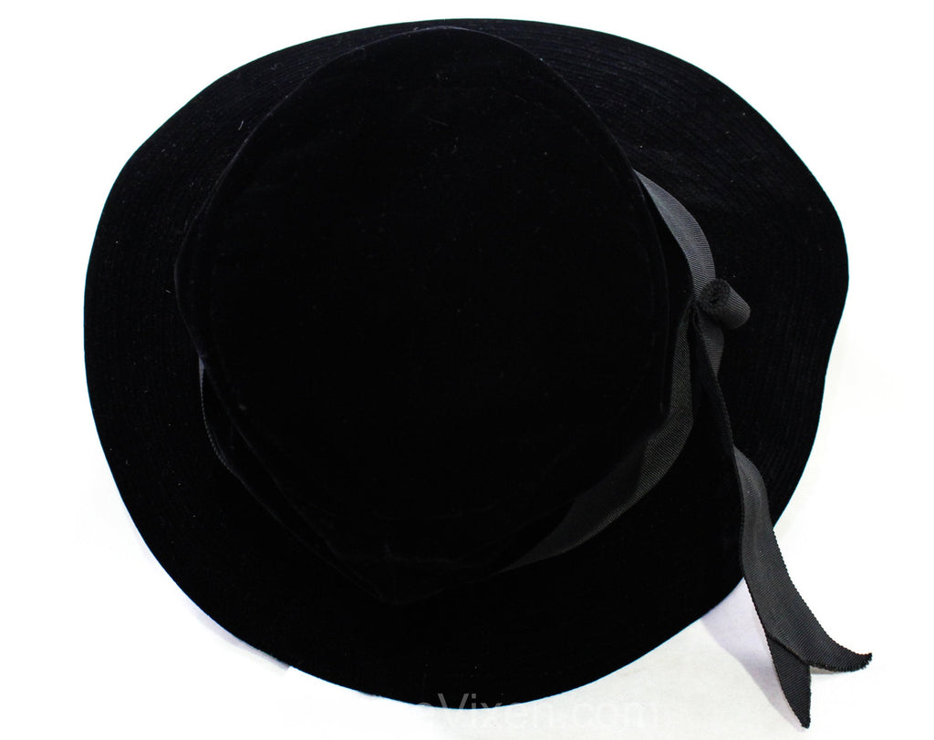  Black Velvet Hat