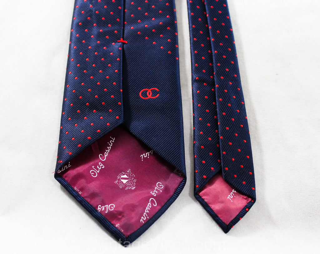 Louis Vuitton Men's Polkadot Silk Tie